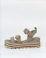 Thyme & Co Noni Women's Platform Wedge Sandal Stone | Gretel Lane | Women's Wedge Sandal