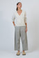 Natural by O&J OJ-W46 Women's V-neck Knit Jumper Dust | Women's Clothing | Gretel Lane