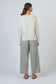 Natural by O&J OJ-W46 Women's V-neck Knit Jumper Dust | Women's Clothing | Gretel Lane