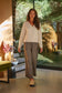 Natural by O&J OJ-W46 Women's V-neck Knit Jumper Dust | Women's Clothing | Gretel Lane