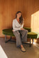 Natural by O&J OJ-W46 Women's V-neck Knit Jumper Dust | Women's Clothing | Gretel Lane