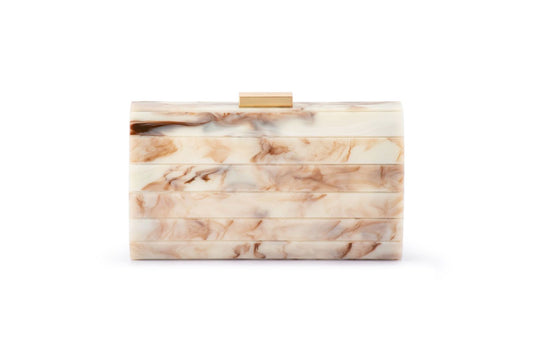 Odette Acrylic Clutch (Natural)