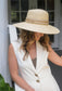 Olwyn Wide Brim Gold Band