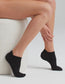 Ambra Organic Cotton Low Cut Sock - 2 Pair Pack in Taupe & Black | Women's Socks | Gretel Lane