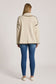 Eb & Ive Beige Knit Orin Jumper with Olive Contrast | Gretel Lane