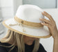 Paige Panama Raffia White
