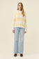 Isle of Mine Women's Pallas Yellow and White Stripe Pullover Knit Jumper | Gretel Lane
