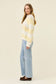 Isle of Mine Women's Pallas Yellow and White Stripe Pullover Knit Jumper | Gretel Lane