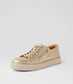 Ziera Pamela Arch Support Zip Sneaker Gold Cheetah Leather | Women's Shoes | Gretel Lane