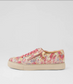 Pamela Pink Woven Leather Sneaker | Gretel Lane