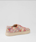Pamela Pink Woven Leather Sneaker | Gretel Lane