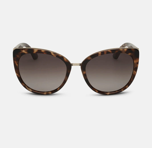 Locello Paris Women's Cat-eye Polarised Sunglasses Tortoiseshell | Women's Sunglasses | Gretel Lane