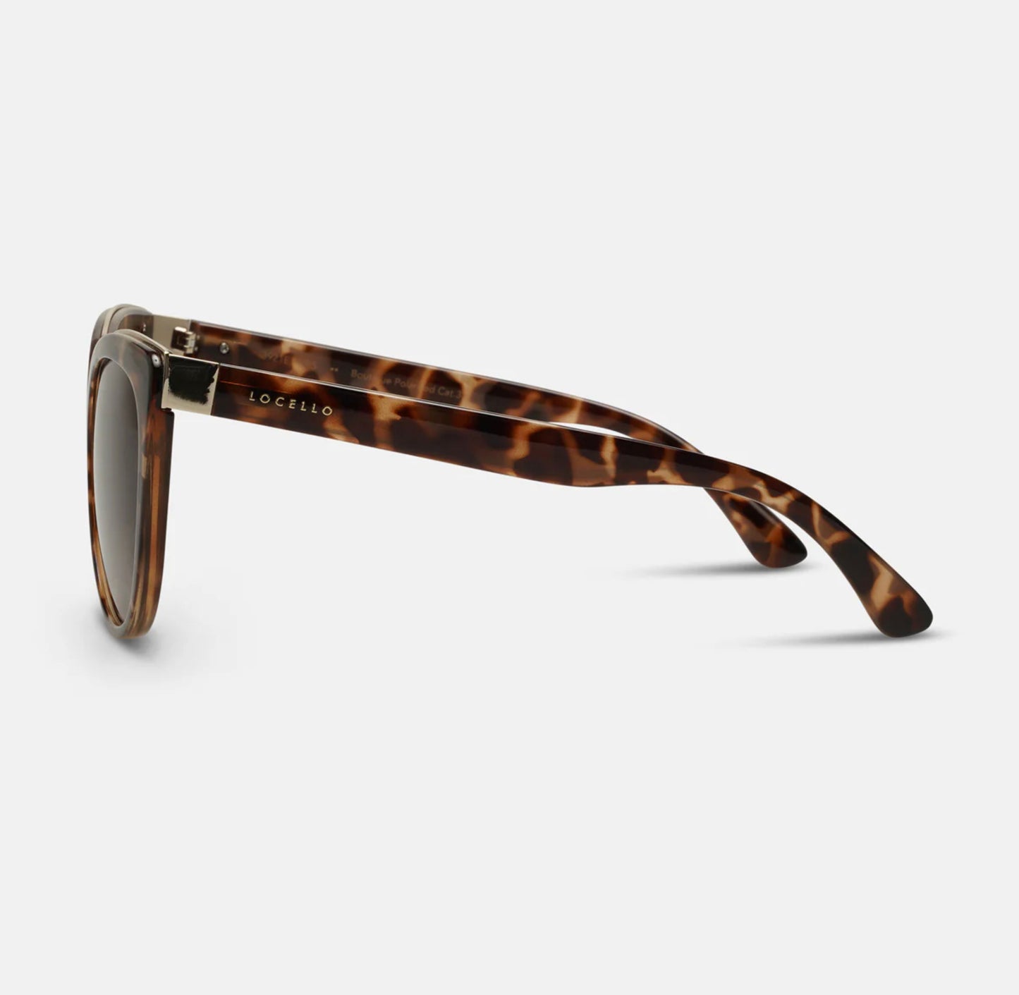 Locello Paris Women's Cat-eye Polarised Sunglasses Tortoiseshell | Women's Sunglasses | Gretel Lane