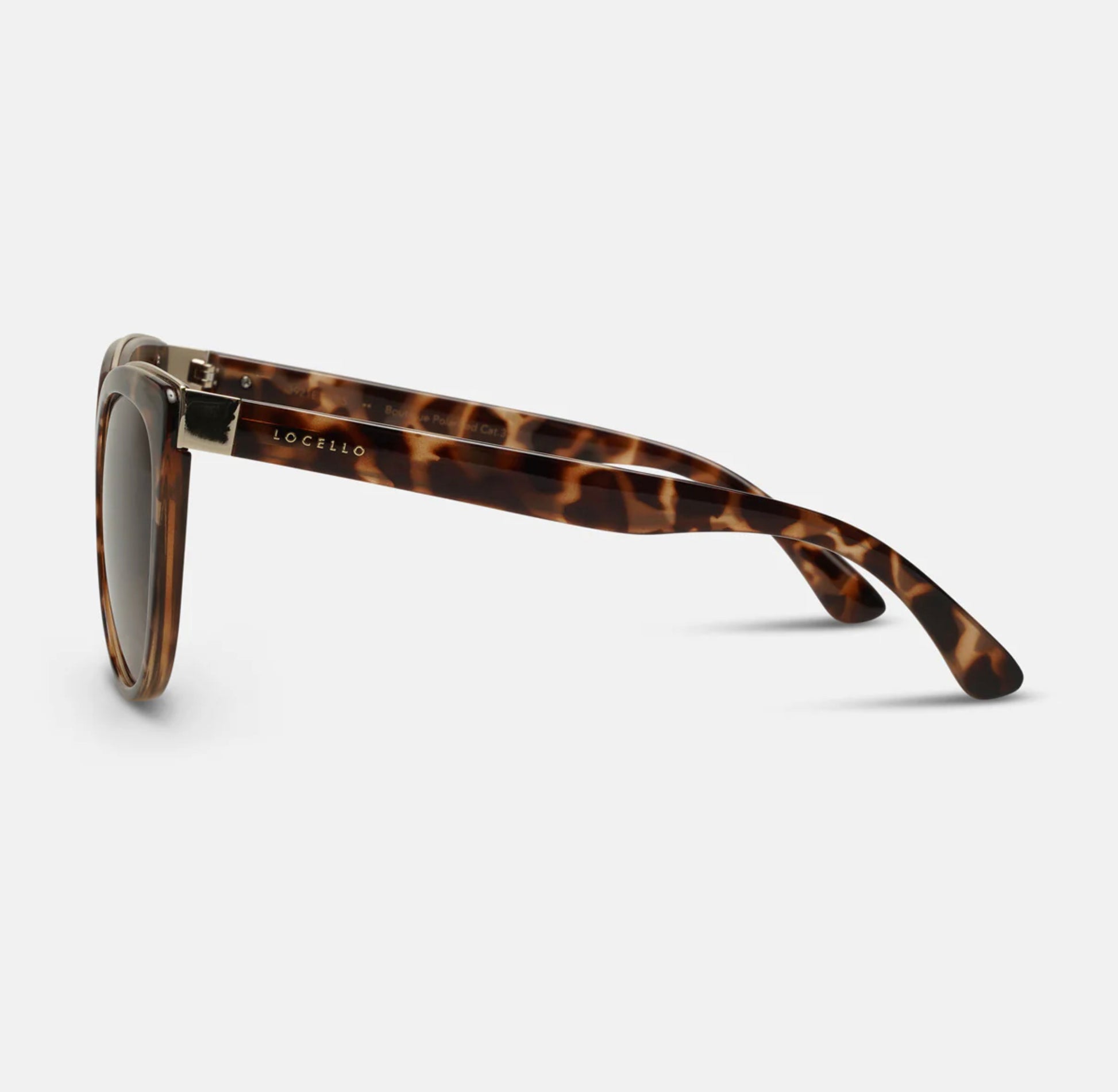 Locello Paris Women's Cat-eye Polarised Sunglasses Tortoiseshell | Women's Sunglasses | Gretel Lane