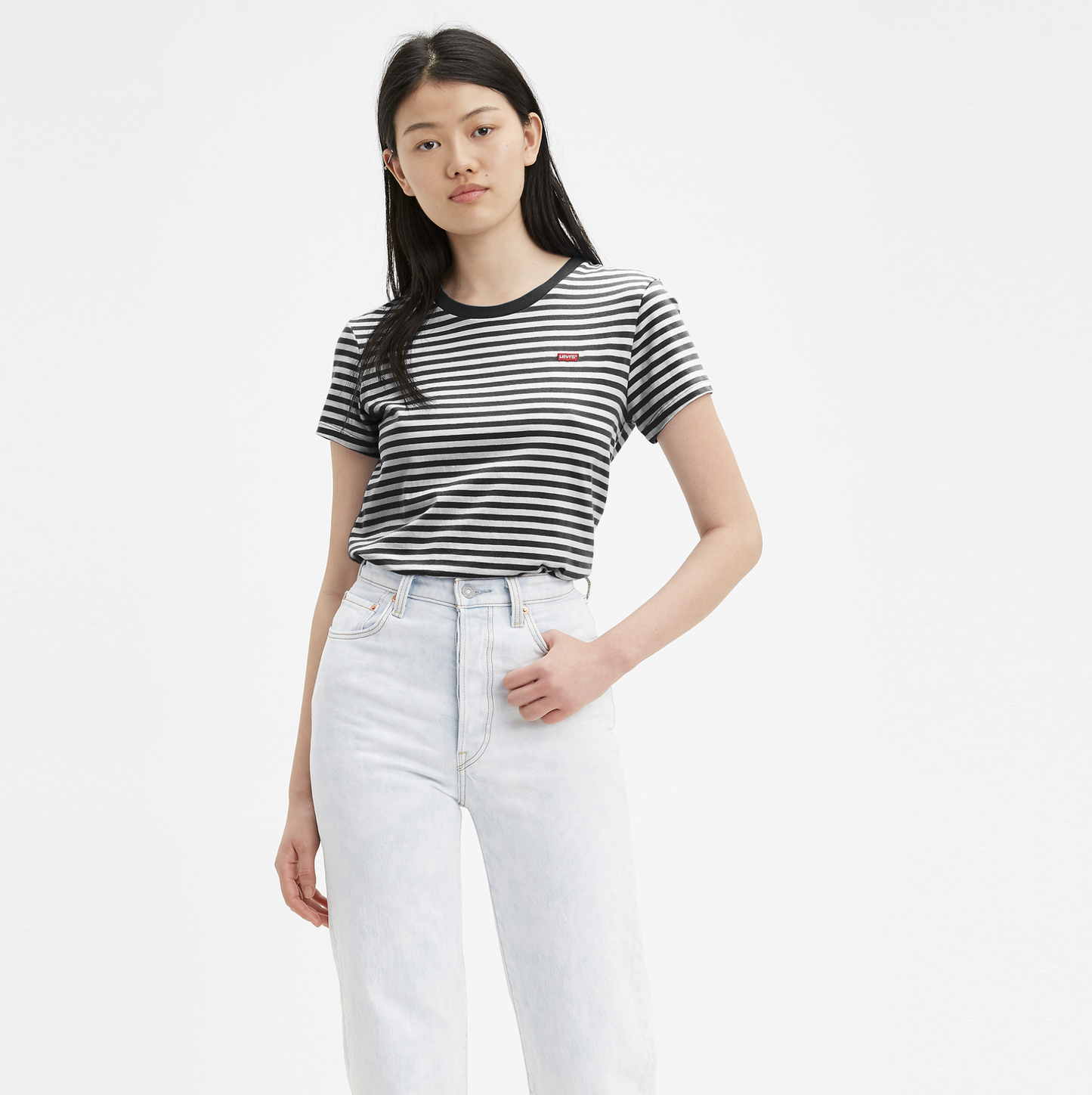 Perfect Tee (Raita Stripe Caviar)