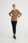 Petra Solid Knit Jumper (Bronze)