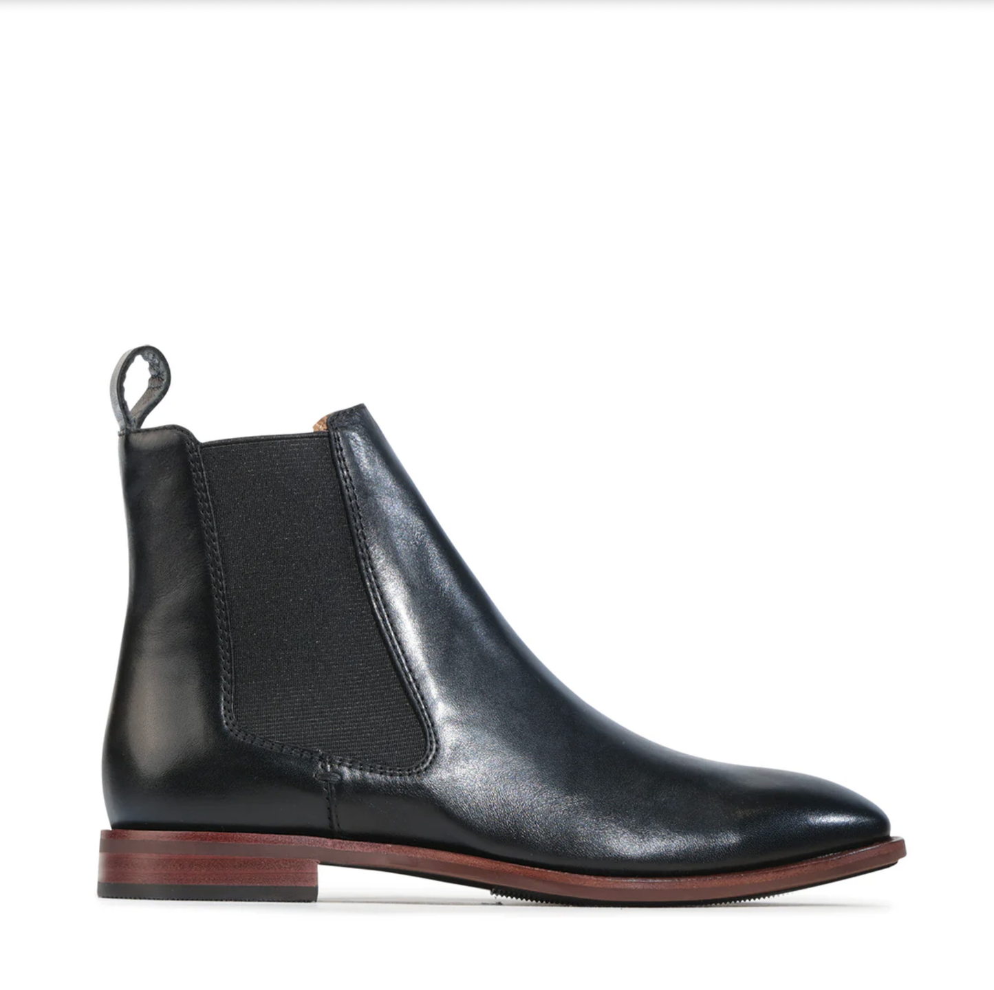 EOS Women's Phebes Chelsea Boot in Black Leather | Gretel Lane
