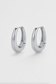 Zafino Pia Hoop Medium Silver Earrings | Women's Jewellery | Gretel Lane