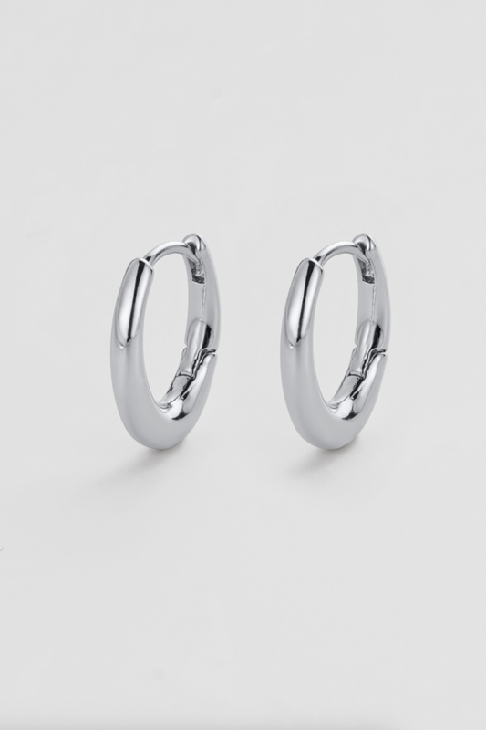 Pia Hoop - Small (Silver)