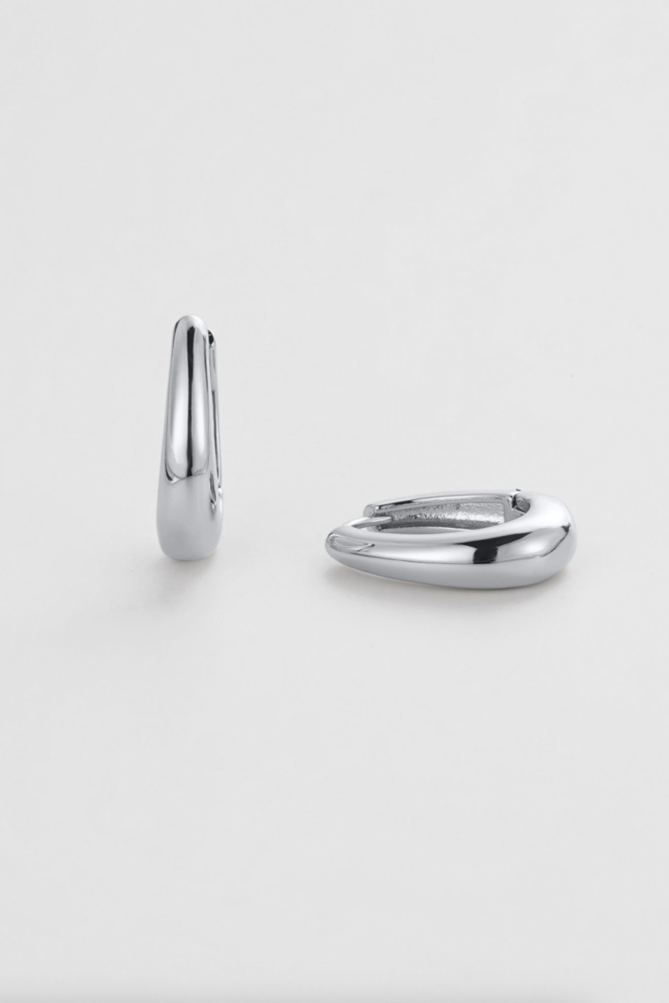 Zafino Pia Hoop Medium Silver Earrings | Women's Jewellery | Gretel Lane