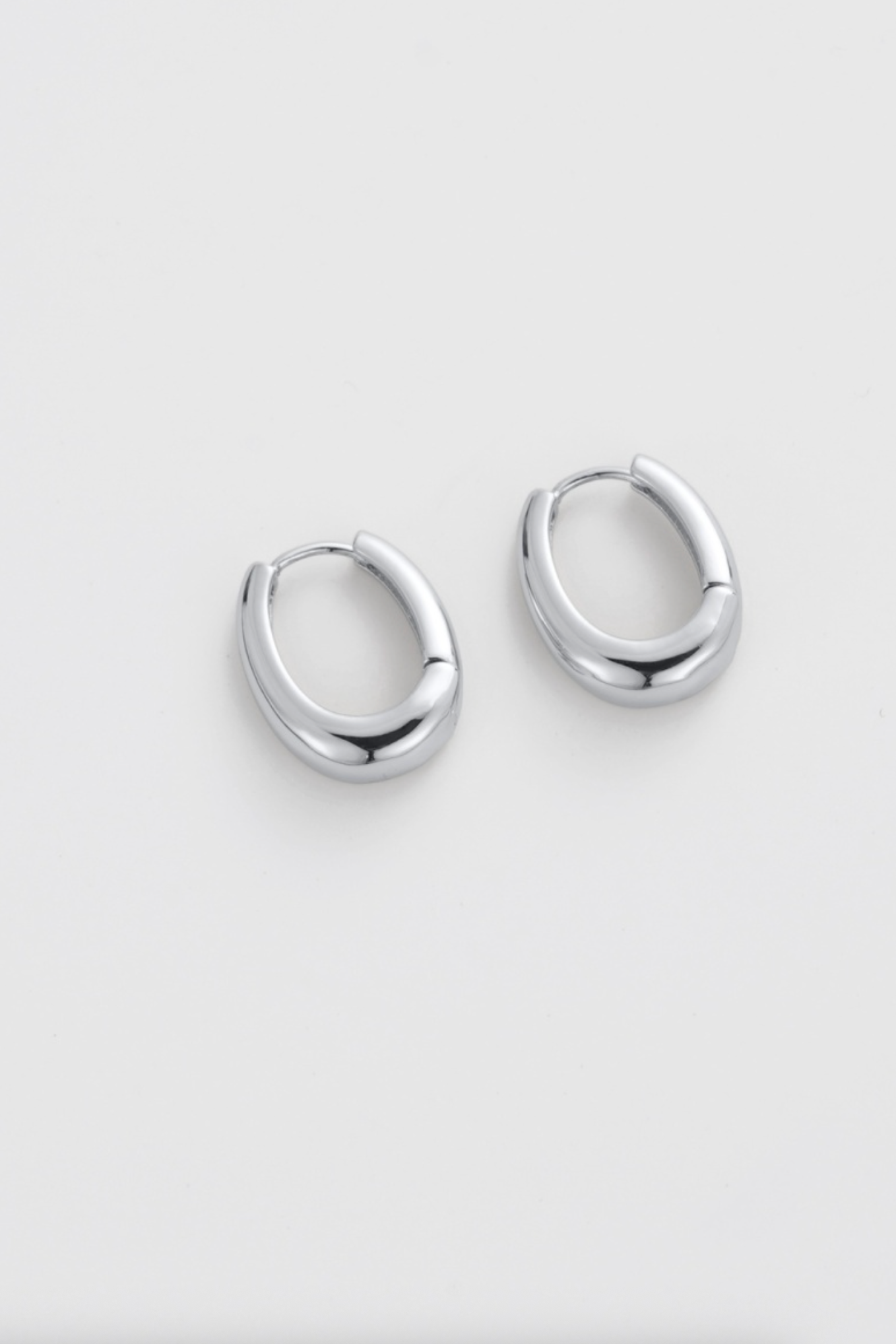 Zafino Pia Hoop Medium Silver Earrings | Women's Jewellery | Gretel Lane