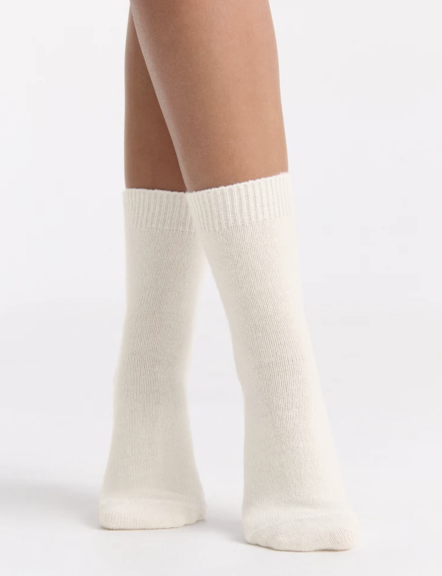 Levante Pina Wool Blend Crew Sock in Creme | Women's Socks | Gretel Lane