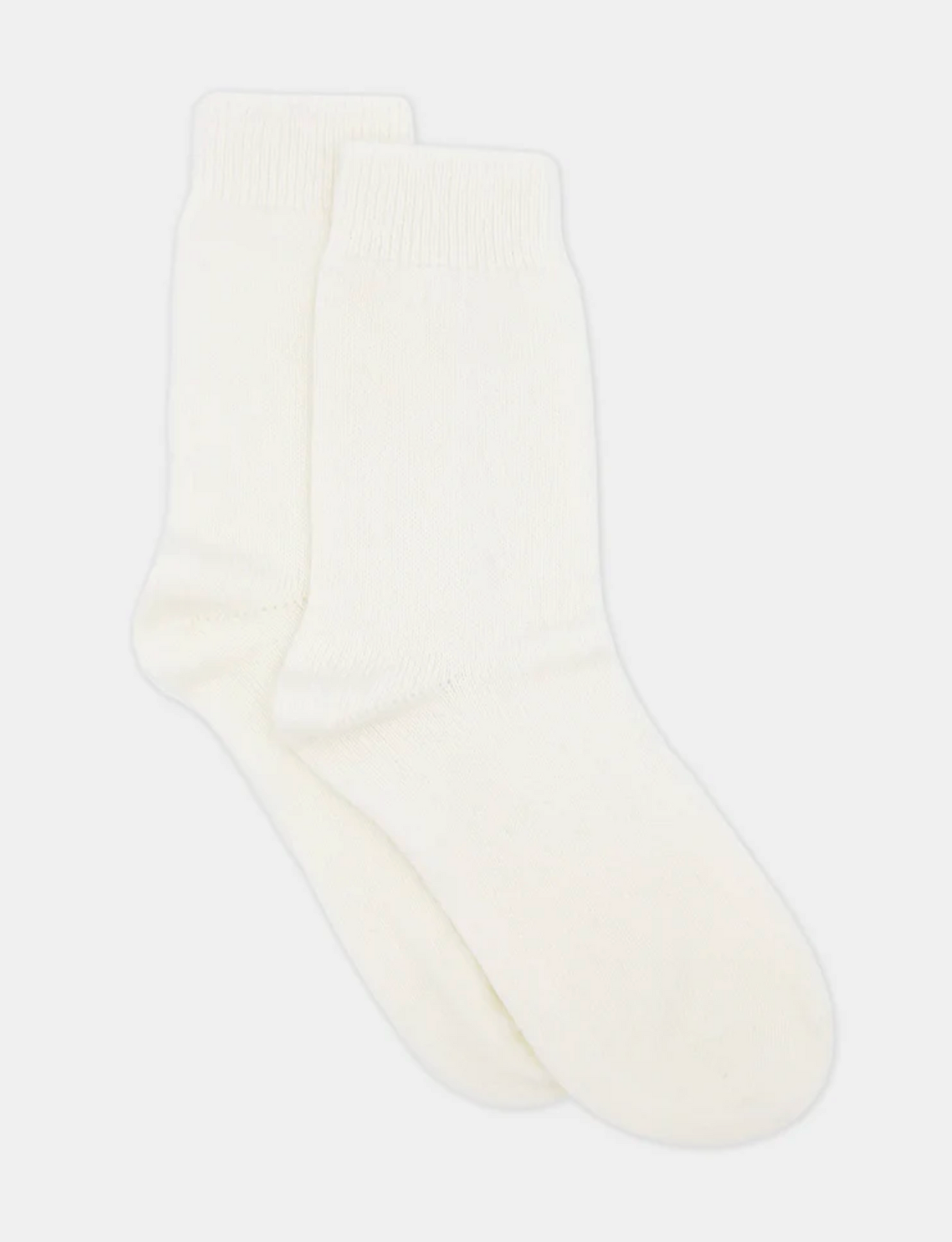 Levante Pina Wool Blend Crew Sock in Creme | Women's Socks | Gretel Lane