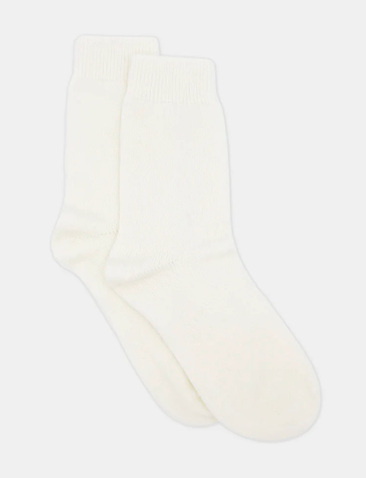 Levante Pina Wool Blend Crew Sock in Creme | Women's Socks | Gretel Lane