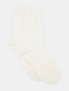 Levante Pina Wool Blend Crew Sock in Creme | Women's Socks | Gretel Lane