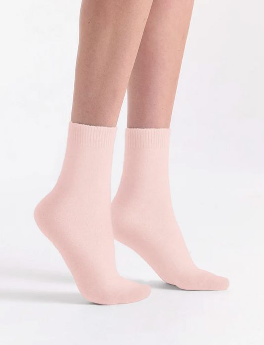 Levante Pina Wool Blend Crew Sock in Rosette | Women's Socks | Gretel Lane