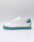 Pluma (White/Aqua)