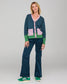 Boom Shankar Women's Blue Multi Poet Knit Cardigan | Gretel Lane