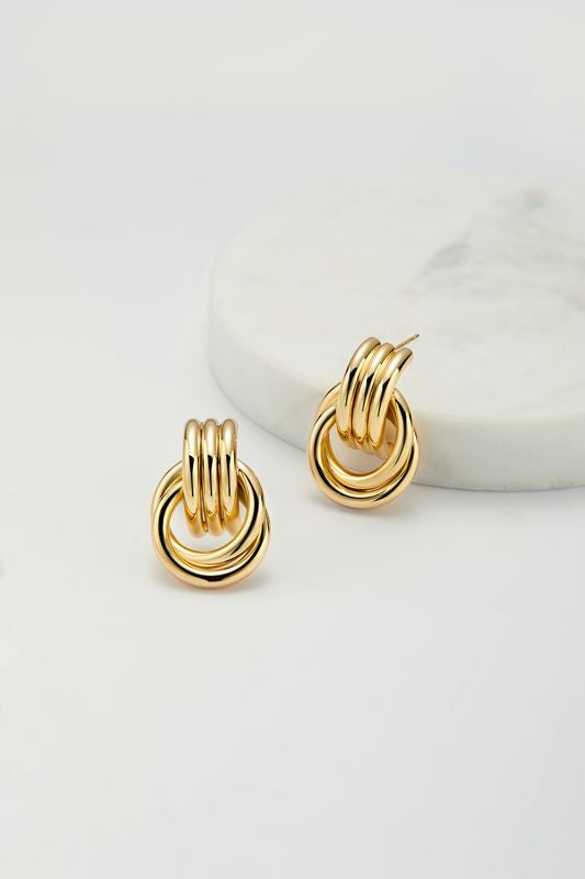 Poppy Earring -  Large (Gold)