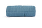 Queenie Gathered Woven Clutch (Blue)