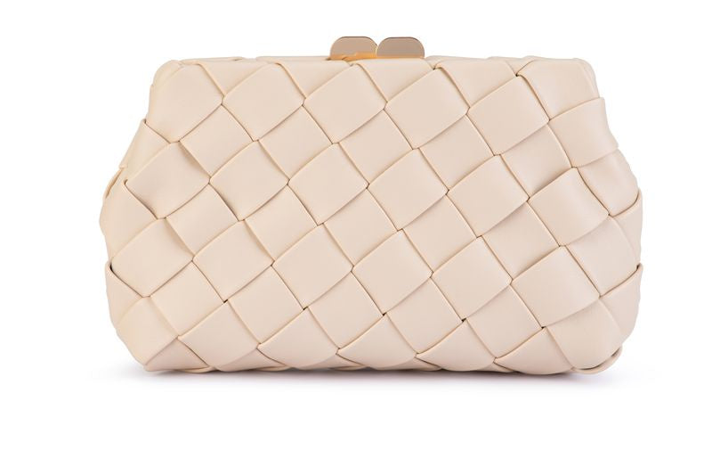 Quinn Woven Clutch (Natural)