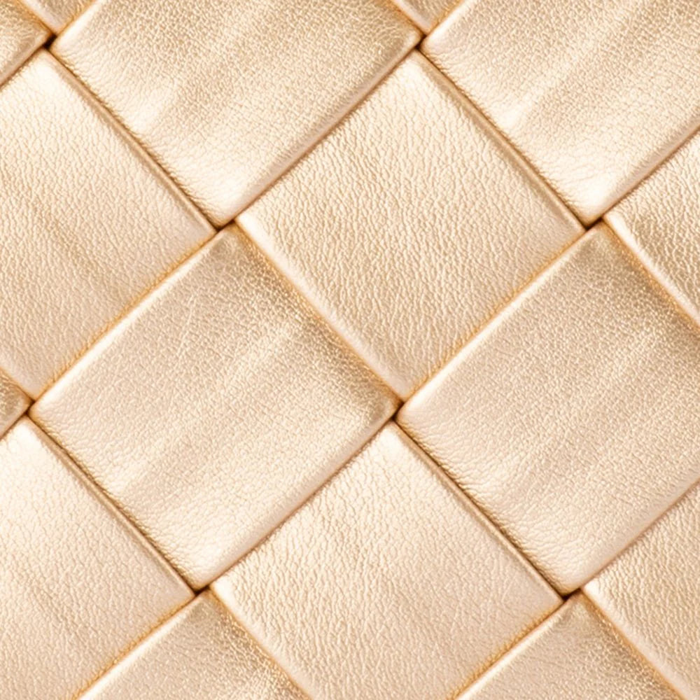 Quinn Woven Clutch (Gold)