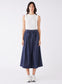 Revival Denim Skirt (Dark Blue Denim)