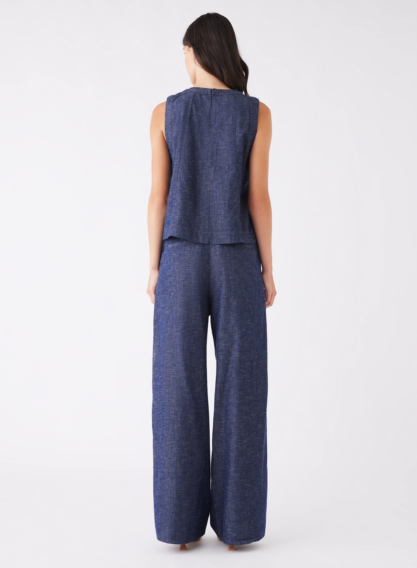 Revival Denim Top (Dark Blue Denim)
