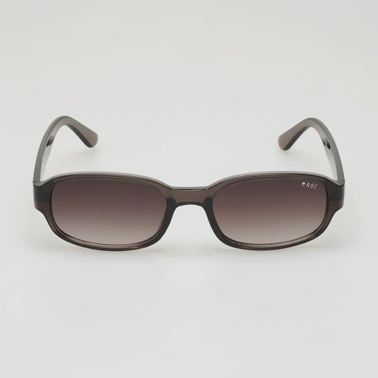 Roc Rad Rectangular Sunglasses Grey Gradient Brown | Women's sunglasses | Gretel Lane
