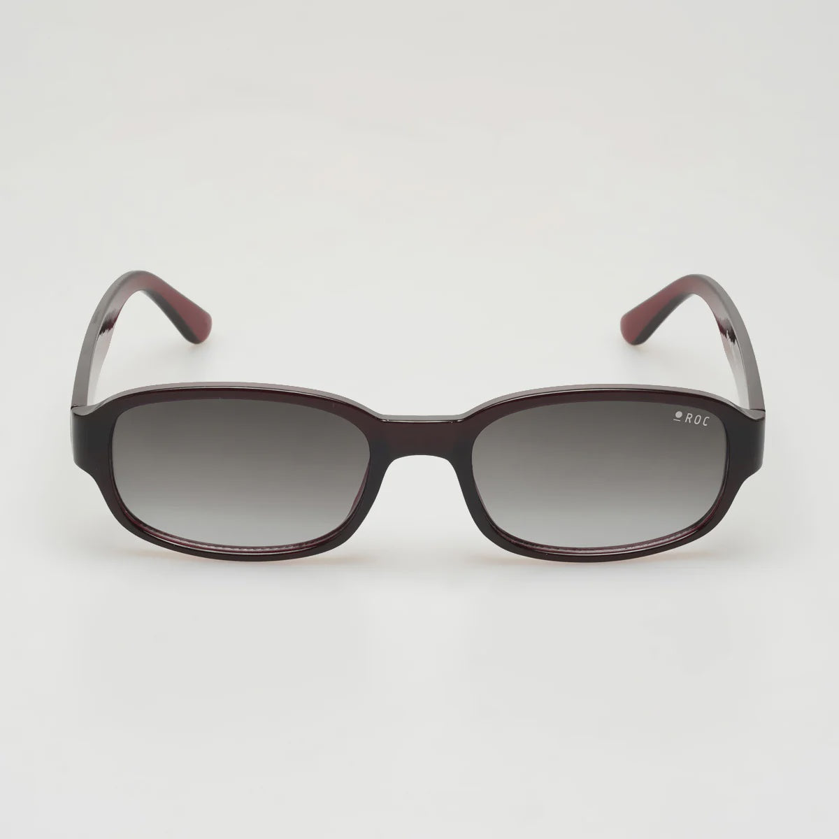 Roc Rad Rectangular Sunglasses Red Gradient Smoke | Women's Sunglasses | Gretel Lane