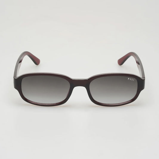 Roc Rad Rectangular Sunglasses Red Gradient Smoke | Women's Sunglasses | Gretel Lane