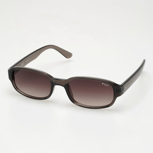Roc Rad Rectangular Sunglasses Grey Gradient Brown | Women's sunglasses | Gretel Lane