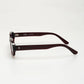 Roc Rad Rectangular Sunglasses Red Gradient Smoke | Women's Sunglasses | Gretel Lane