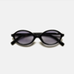 ROC Reboot Oval Sunglasses Black-Blue | Women's Eyewear | Gretel Lane