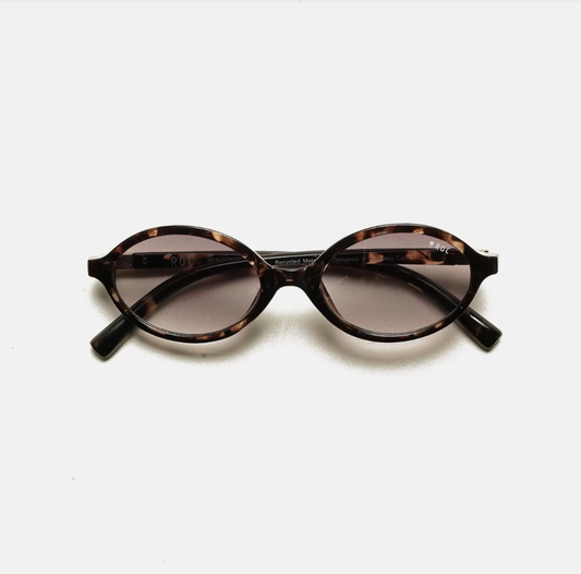 ROC Reboot Oval Sunglasses Tortoiseshell-Smoke | Women's Eyewear | Gretel Lane
