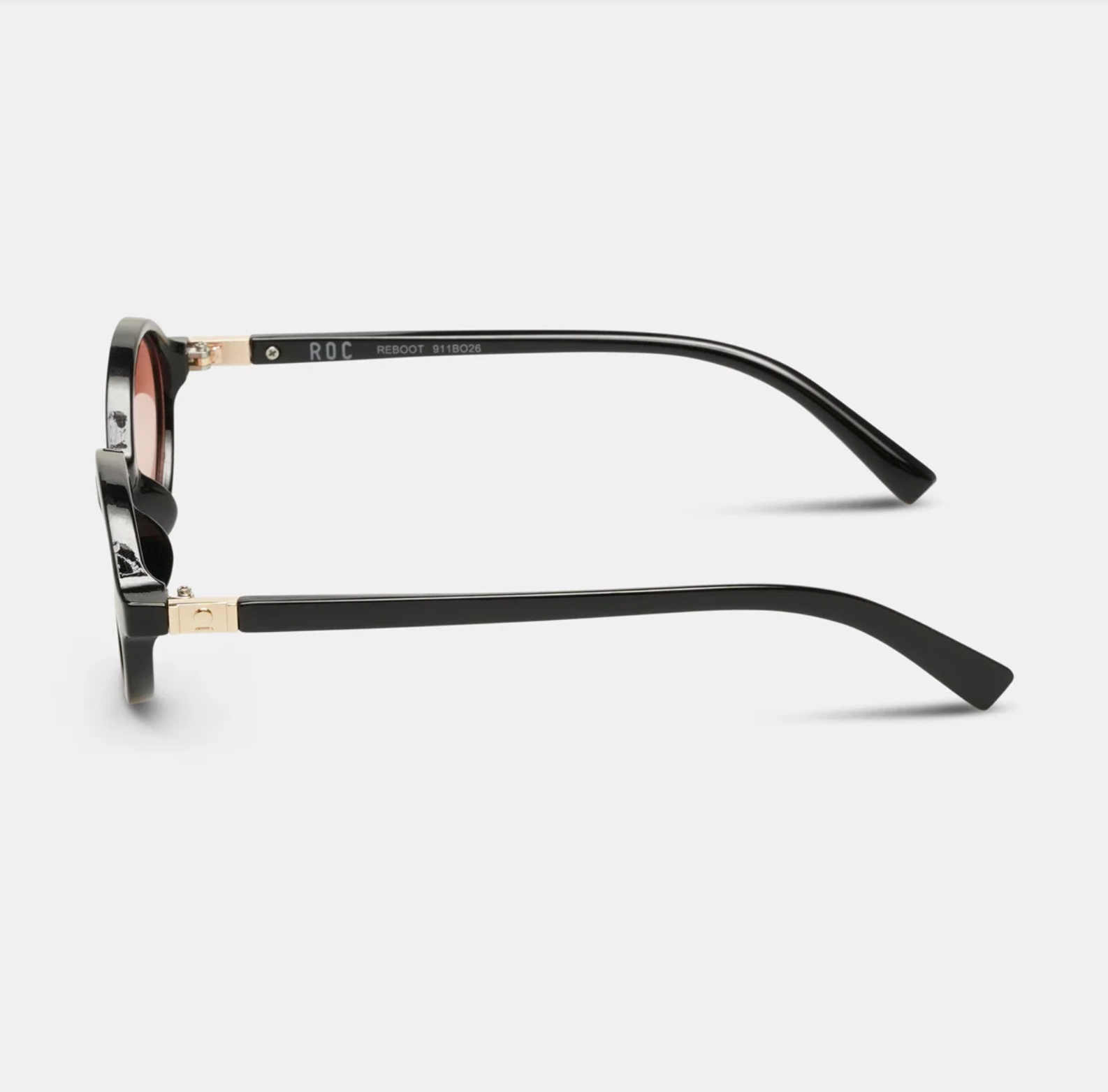 ROC Reboot Oval Sunglasses Black-Tangerine | Women's Eyewear | Gretle Lane