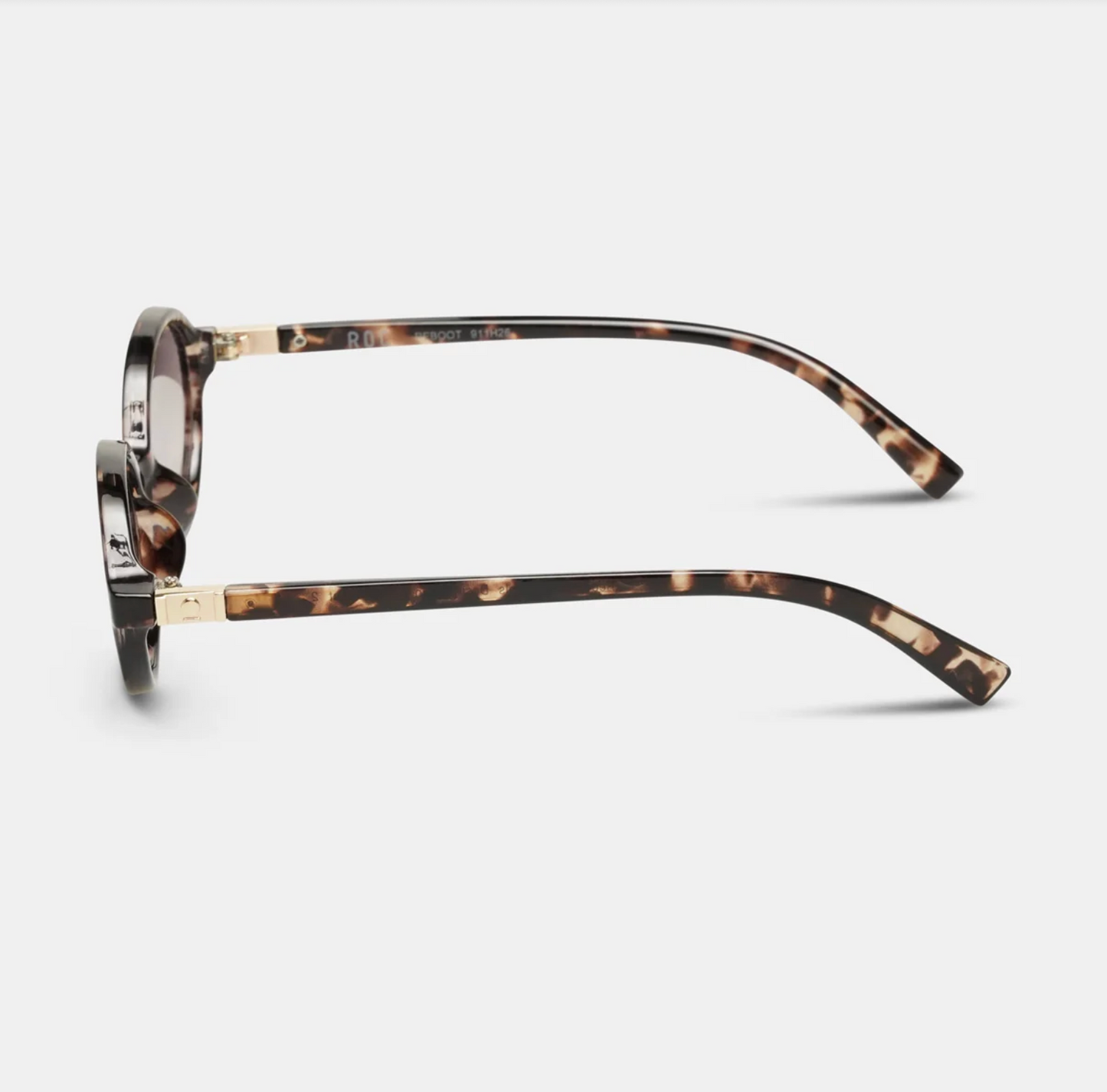 ROC Reboot Oval Sunglasses Tortoiseshell-Smoke | Women's Eyewear | Gretel Lane