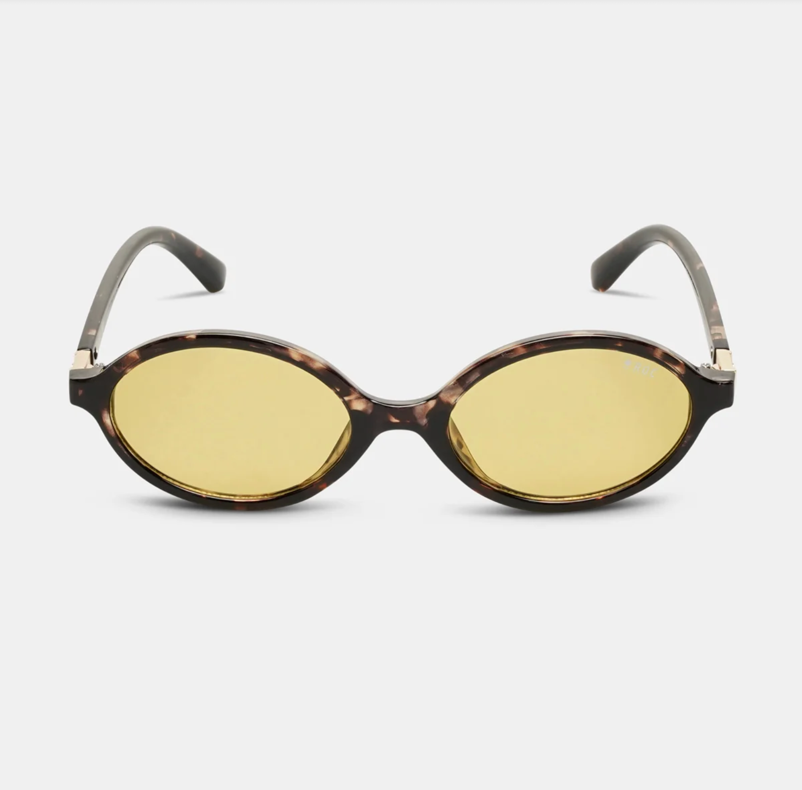 ROC Reboot Oval Sunglasses Tortoiseshell-Yellow | Women's Eyewear | Gretel Lane