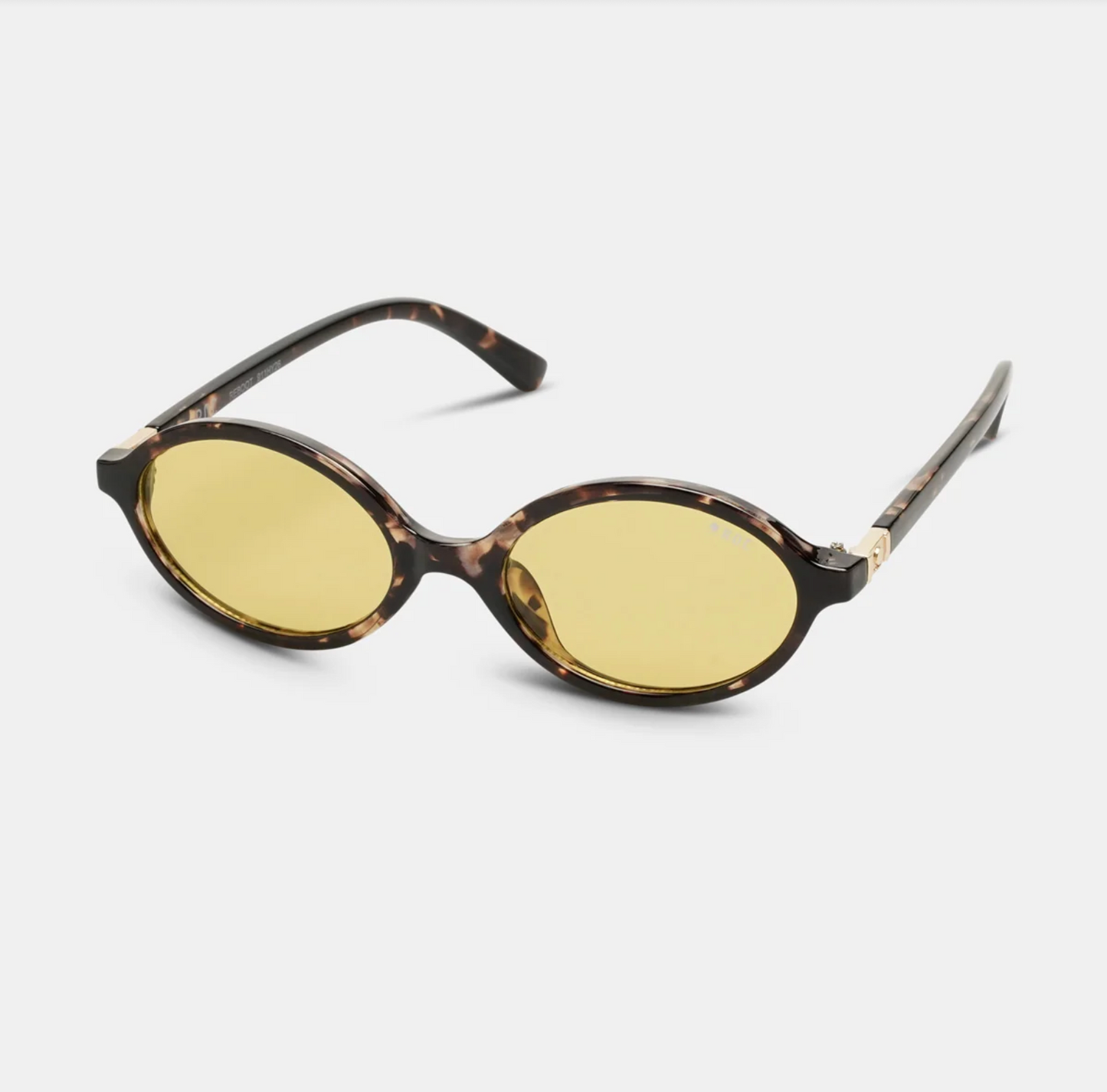 ROC Reboot Oval Sunglasses Tortoiseshell-Yellow | Women's Eyewear | Gretel Lane