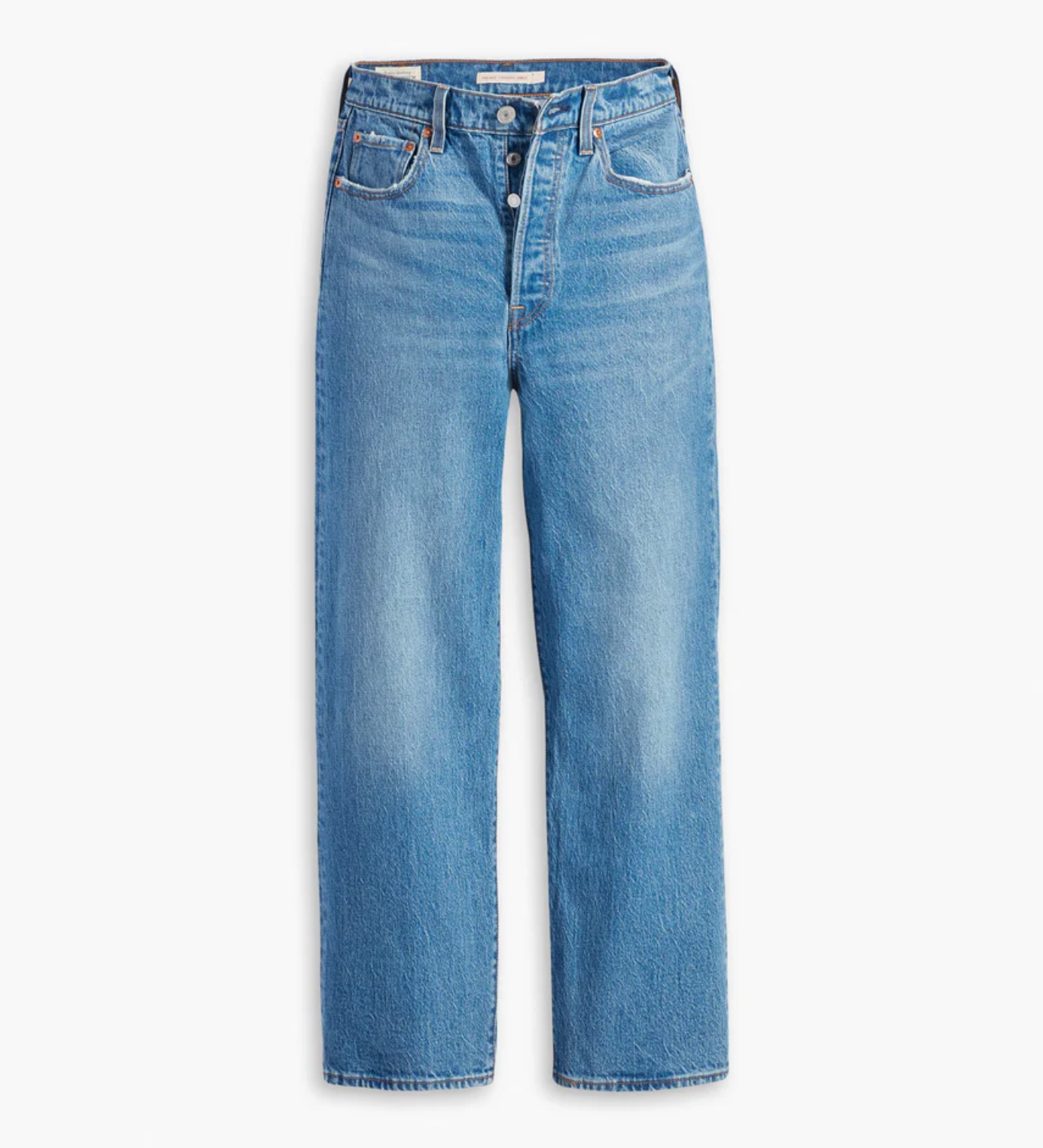 Levi's Women's Ribcage Ankle Jeans in Light Blue Denim | Gretel Lane
